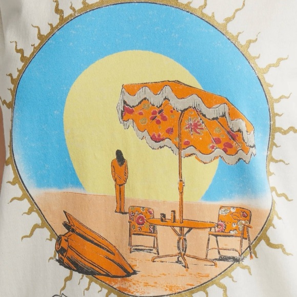 NWOT DAYDREAMER LA Neil Young On The Beach Tour Tee - Picture 3 of 8